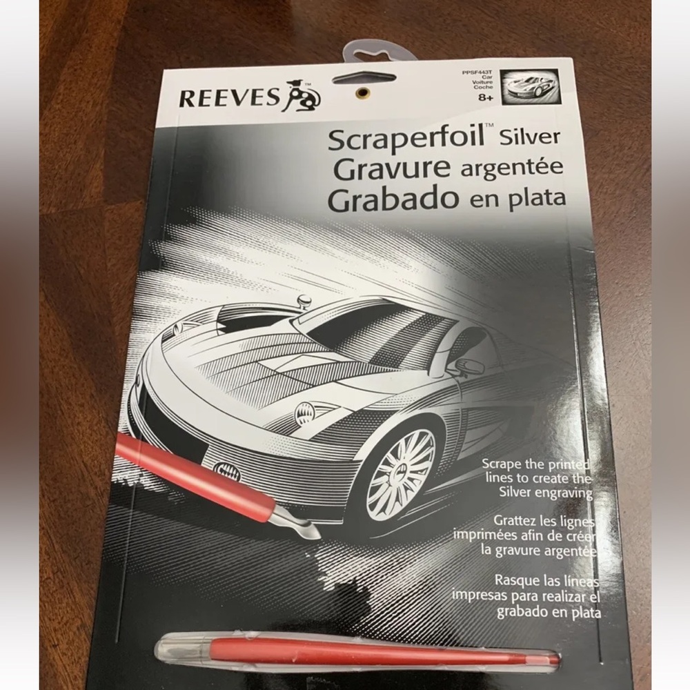NEW Reeves Scraperfoil Art Kit Car Vehicle